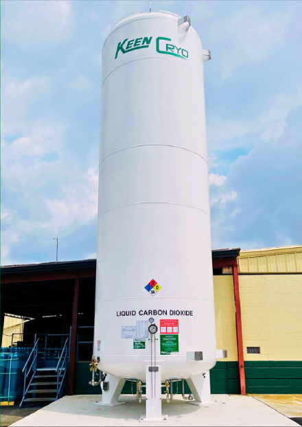 bulk co2 storage tank